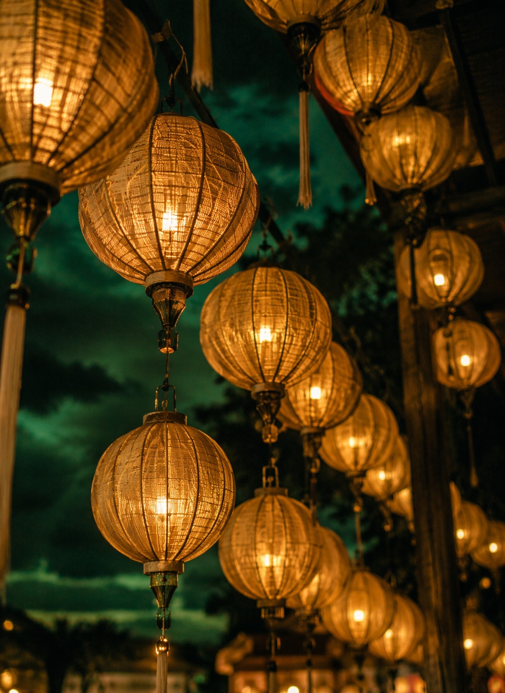 Lanterns Over the Night Market